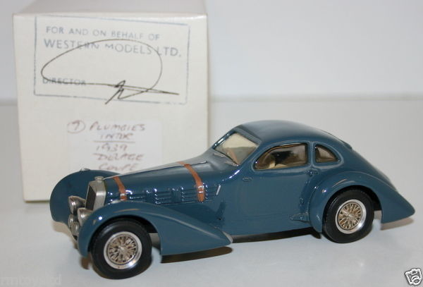 Western Models Plumbies Kit métal 1/43 DELAGE coupé D37 montage