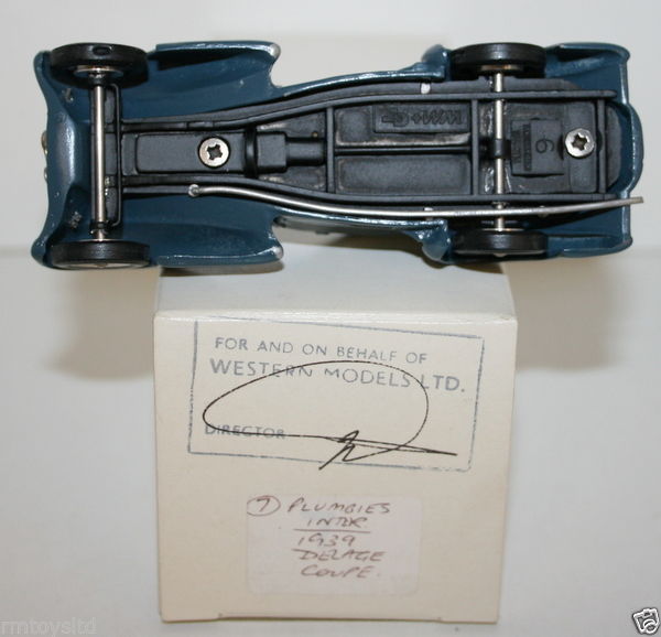 Miniature 1/43 Delage Coupé D37 – Western Models Plumbies – Kit Métal Assemblé