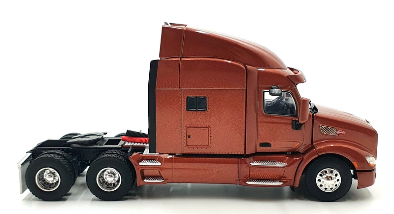 WSI Models 1/50 Scale Model Truck 33-2024 - Peterbilt 579 6X4 - Brown