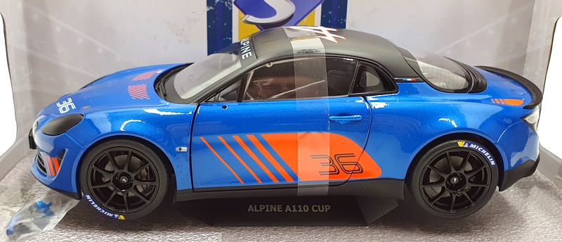 ソリド 1/18 アルピーヌ A110 CUP ローンチ 2019 ブルーメタ Solido 1/18 Scale Diecast S1801605 - 2019 Alpine A110 Cup #36