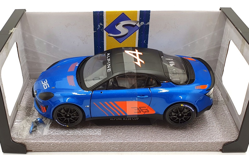 Solido 1/18 Scale Diecast S1801605 - 2019 Alpine A110 Cup #36