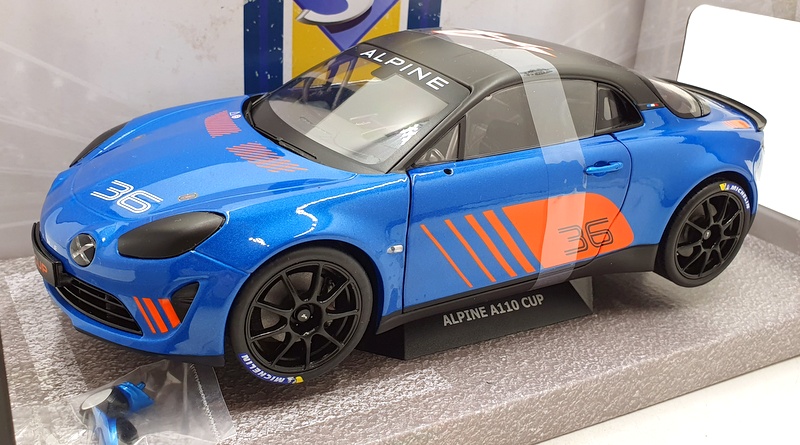 Solido 1/18 Scale Diecast S1801605 - 2019 Alpine A110 Cup #36