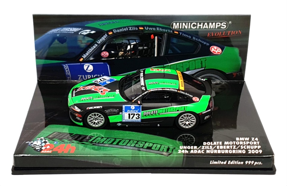 BMW Z4 Mcoupe ADAC ニュル 2009 ミニチャンプス 1/43 Minichamps 1/43 Scale 437 092773 - BMW Z4 24h ADAC