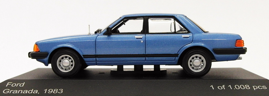 Whitebox 1/43 Scale Model Car WB021 - 1983 Ford Granada - Met Blue