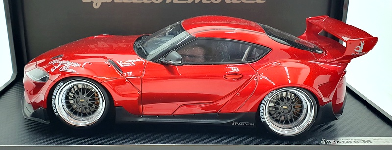 Ignition 1/18 Scale Resin Model 2035 - Pandem Supra A90 - Metallic Red
