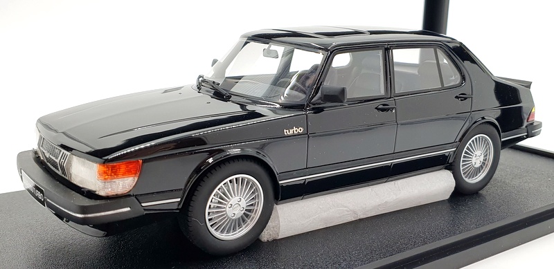 Cult Models 1/18 Scale CML099-3 - SAAB 900 Turbo 4 Door - Black