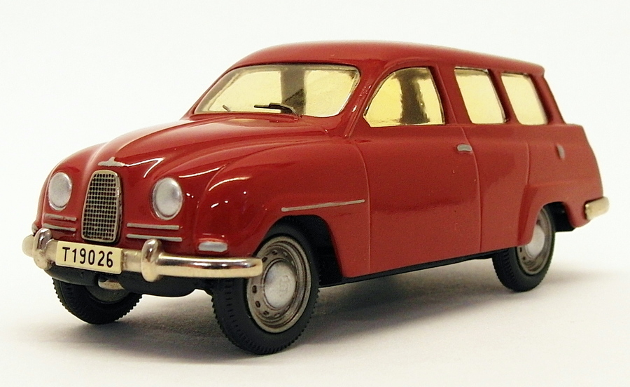 Somerville Models 1/43 Scale Model Car 123 - Saab 95 Estate - Red