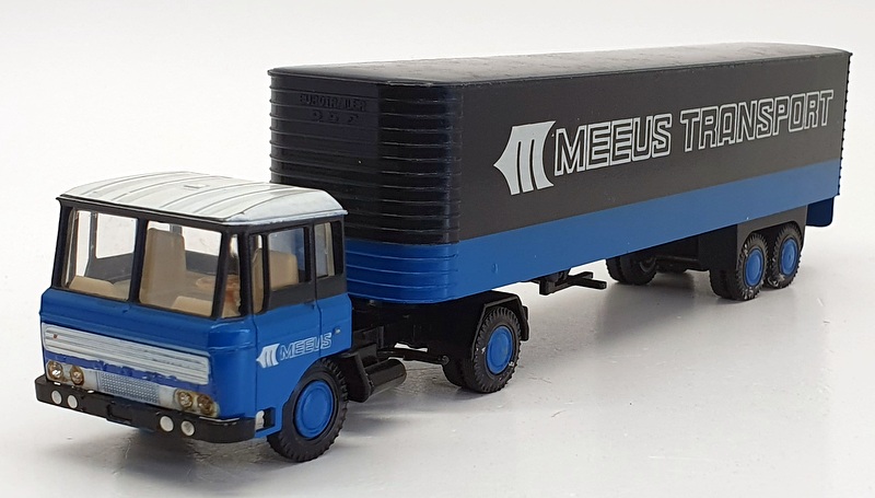 Lion Car No.36 - 1/50 Scale Mat075 - DAF Truck & EuroTrailer - Meeus Transport