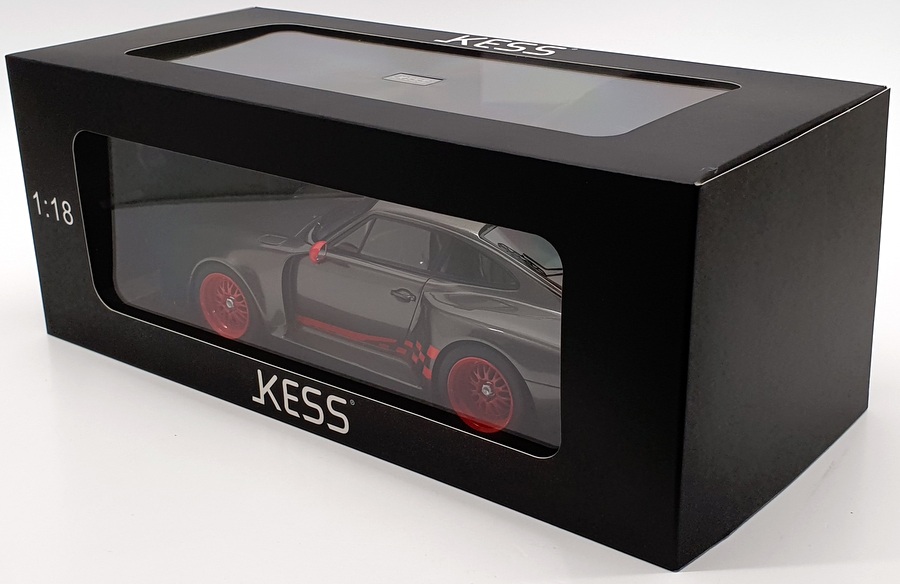 Kess Models 1/18 Scale Model KE18004C - Porsche 911 993 GT1 Aimeras - Met Grey