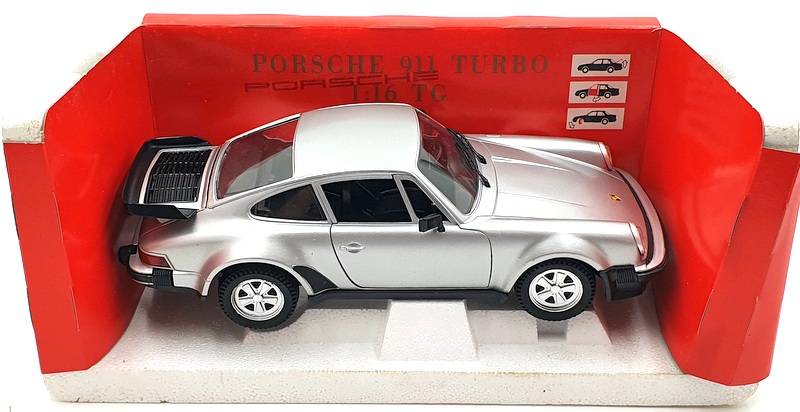 Polistil 1/16 Scale Diecast - 013349 - Porsche 911 Turbo TG - Silver