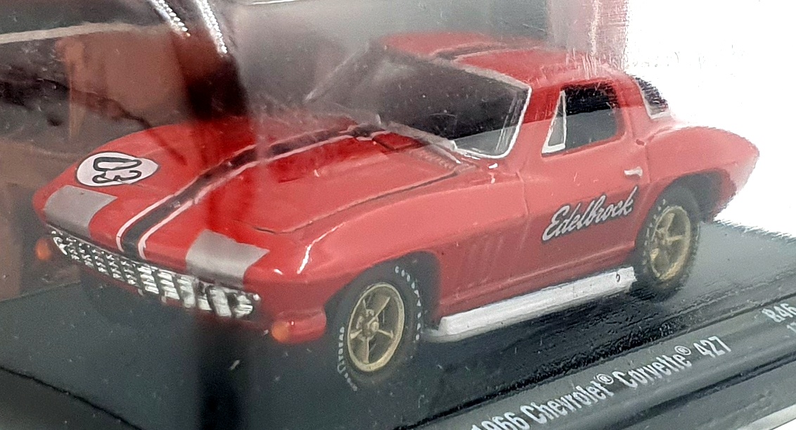 Castline M2 Machines 1/64 Scale R46 - 1966 Chevrolet Corvette 427 #3 - Red Castline M2 Machines 1/64 Scale R46 - 1966 Chevrolet Corvette 427 #3 - Red