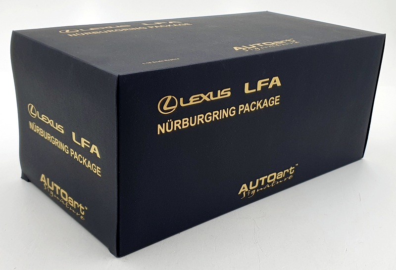 Autoart 1/18 Scale Diecast 78838 - Lexus LFA Nurburgring Package - Black