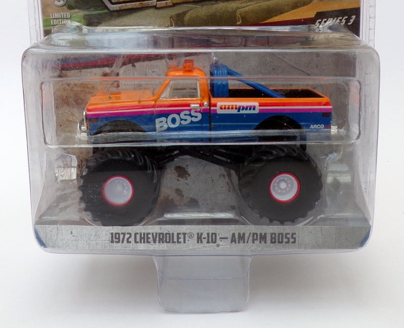 Greenlight 1/64 Scale 49030-B - 1972 Chevrolet K-10 - AM/PM Boss