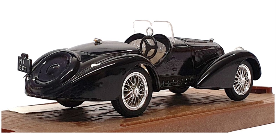 Brumm 1/43 Scale Diecast R139 - 1938 Alfa Romeo 8C 2900B - Black