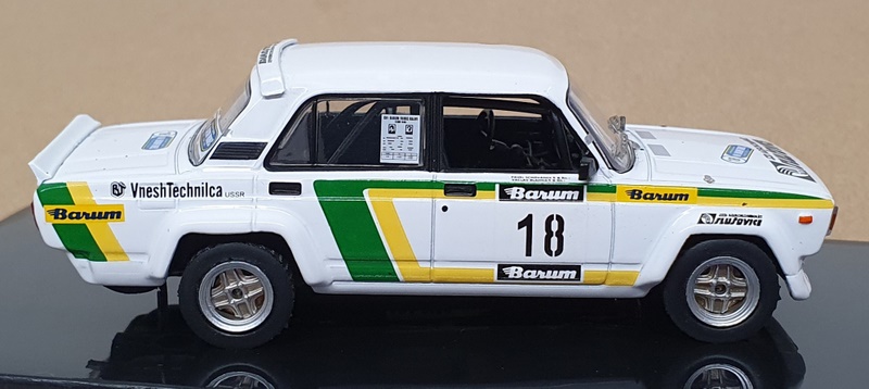 Ixo 1/43 Scale RAC379A - Lada 2105 VFTS #18 Barum Tribec Rally 1986 Ixo 1/43 Scale RAC379A - Lada 2105 VFTS #18 Barum Tribec Rally 1986