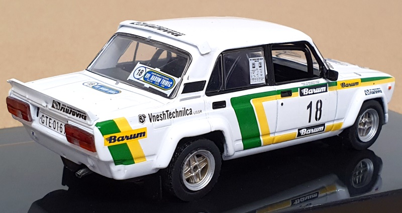 Ixo 1/43 Scale RAC379A - Lada 2105 VFTS #18 Barum Tribec Rally 1986 Ixo 1/43 Scale RAC379A - Lada 2105 VFTS #18 Barum Tribec Rally 1986