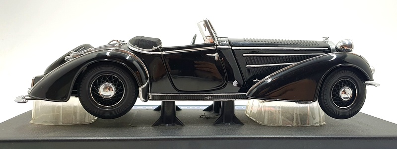 Sun Star 1/18 Scale Diecast 2401 - 1939 Horch 855 Roadster - Black Sun Star 1/18 Scale Diecast 2401 - 1939 Horch 855 Roadster - Black