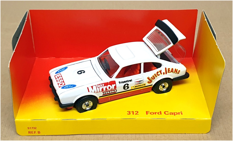 Corgi Appx 10cm Long Original Diecast 312 - Ford Capri #6
