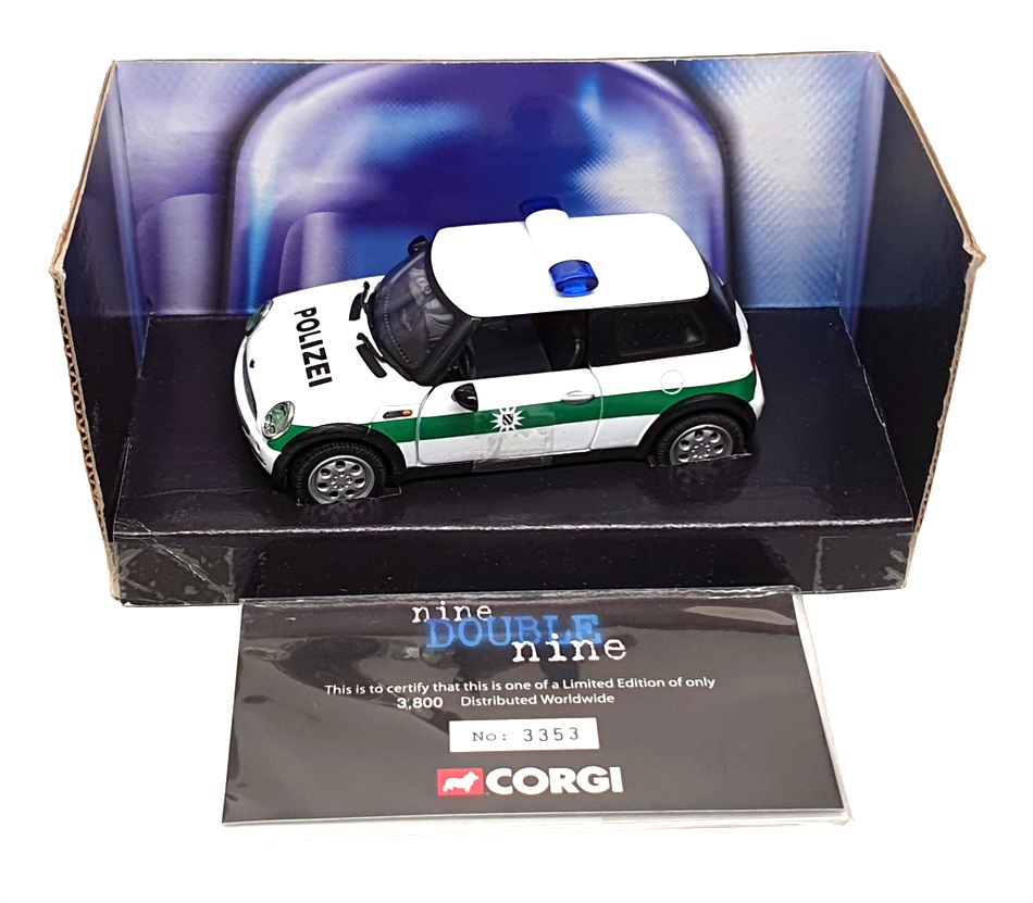 Corgi 1/36 Scale CC86518 - BMW Mini Cooper Munich Police Germany