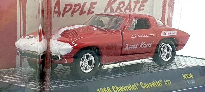 Castline M2 Machines 1/64 Scale HS36 - 1966 Chevrolet Corvette 427 - Red Castline M2 Machines 1/64 Scale HS36 - 1966 Chevrolet Corvette 427 - Red