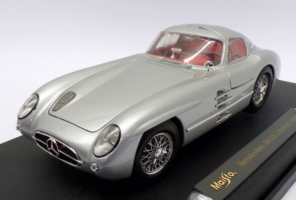 Maisto 1/18 Scale - 36898 Mercedes Benz 300 SLR Coupe Uhlenhaut | eBay