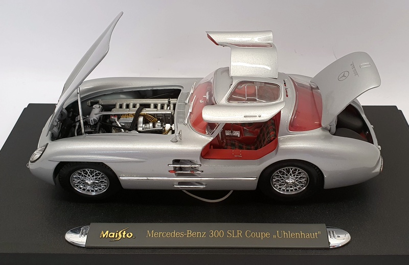 Maisto 1/18 Scale - 36898 Mercedes Benz 300 SLR Coupe Uhlenhaut