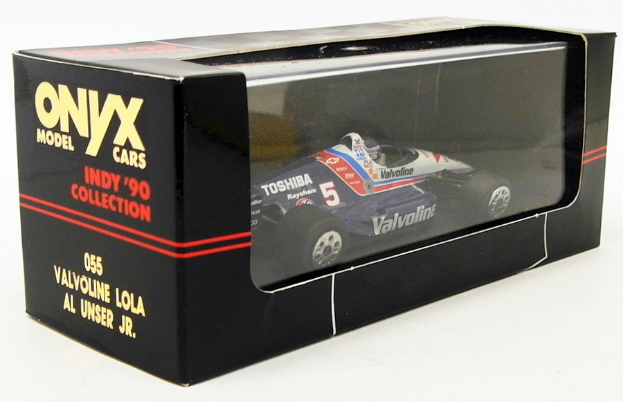 Onyx 1/43 Scale Model Car 055 - Indy '90 Valvoline Lola - Al Unser Jr.