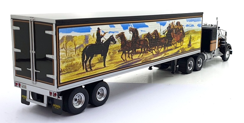 Big Rig Replicas 1/43 Scale 43-0445 1974 Kenworth W900A with trailer - Wild West