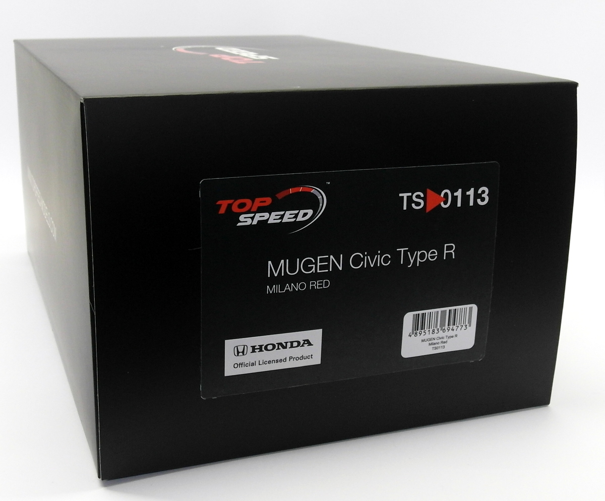 TSM Top Speed 1/18 scale - TS0113 Mugan Civic Type R Milano Red