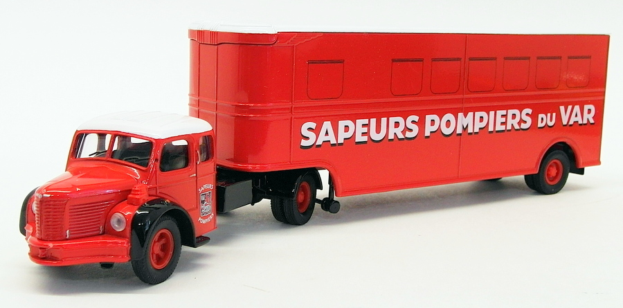 Corgi 1/50 Scale 73603 - Berliet GLR Avec Remorque Fruehauf Pompiers Du Var Corgi 1/50 Scale 73603 - Berliet GLR Avec Remorque Fruehauf Pompiers Du Var