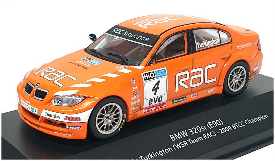 Atlas Editions 1/43 Scale 4 672 108 BMW 320si E90 C.Turkington 20009 BTCC Champ