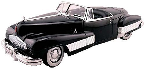 Anson 1/18 Scale Metal Model Car 30409 - 1938 Buick Y Job - Black