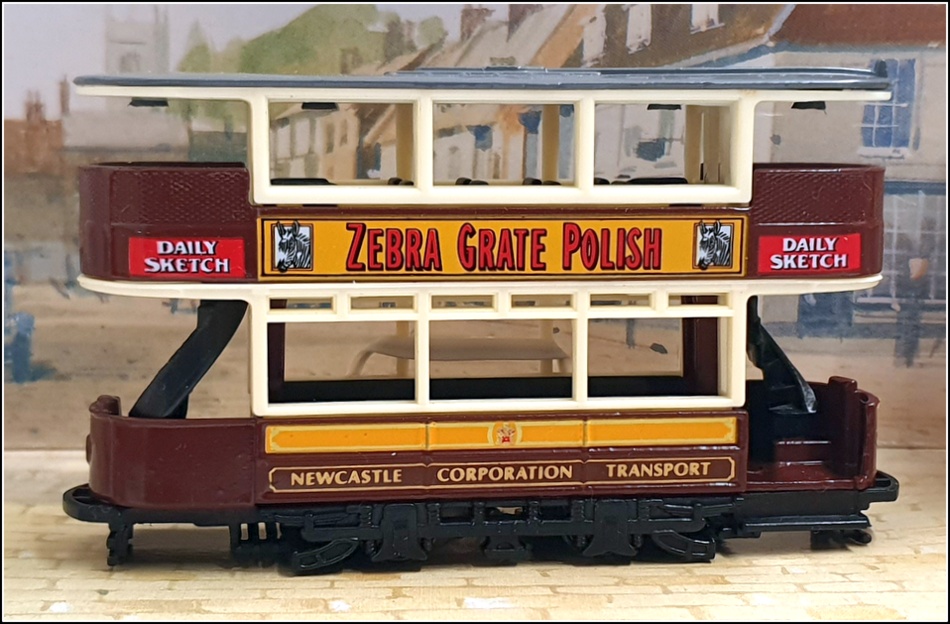 Matchbox 9.5cm Long Diecast Y15/D - 1920 Preston Type Tram - Newcastle