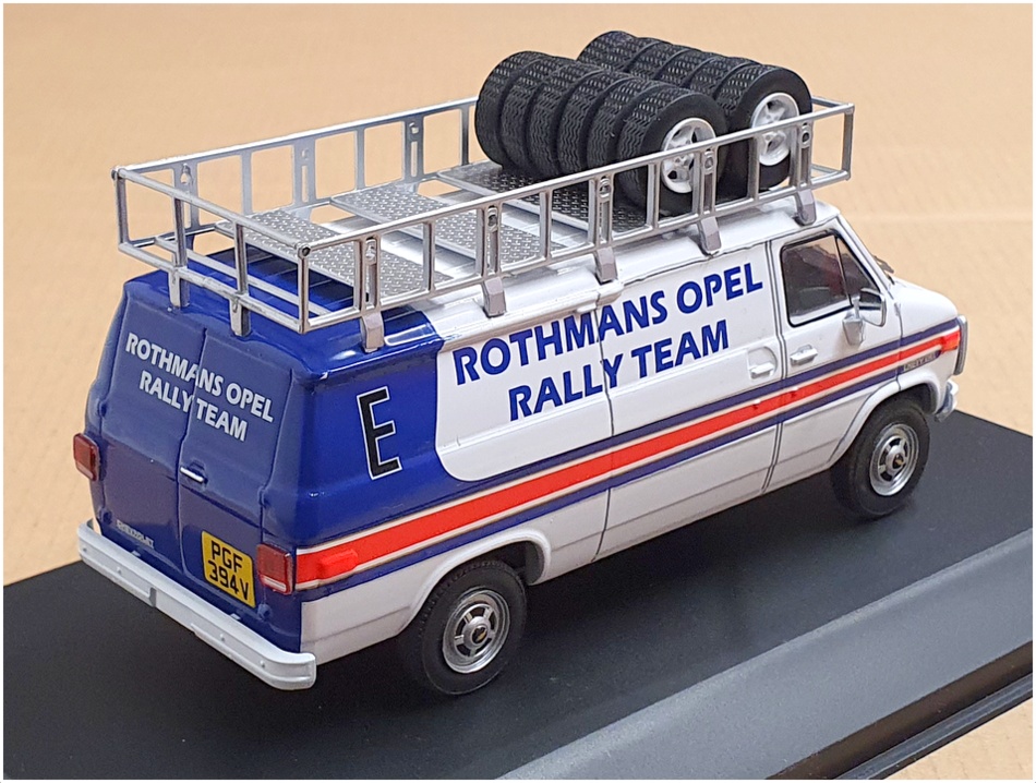 Ixo 1/43 Scale RAC374X - 1983 Chevrolet Van G -Series Rally Assistance