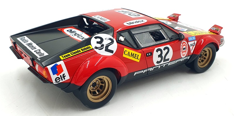 ミニカー　1/18 De Tomaso Pantera 1972 LM elf #32(レッド×ブラック) [08855B] KYOSHO 1/18 Scale De Tomaso Pantera 1972 LM #32 Red Black