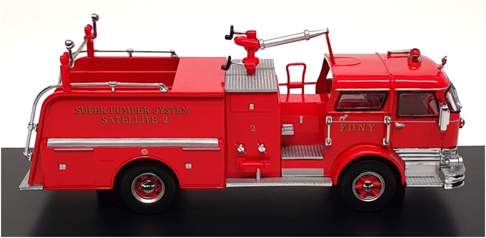 Code 3 Collectibles 1/64 Scale 12543 - Mack C Satelite 2 Fire Engine - FDNY