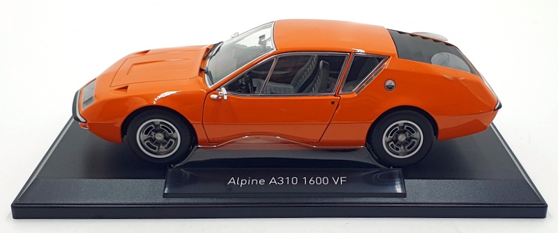 Norev 1/18 Scale Diecast 185402 - 1974 Alpine A310 1600 VF - Acropolis Orange