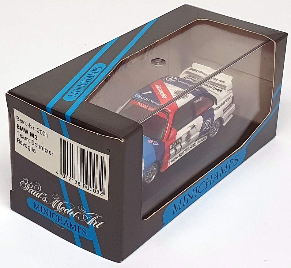 Minichamps 1/43 Scale Nr. 2001 - BMW M3 #1 Team Schnitzer Ravaglia