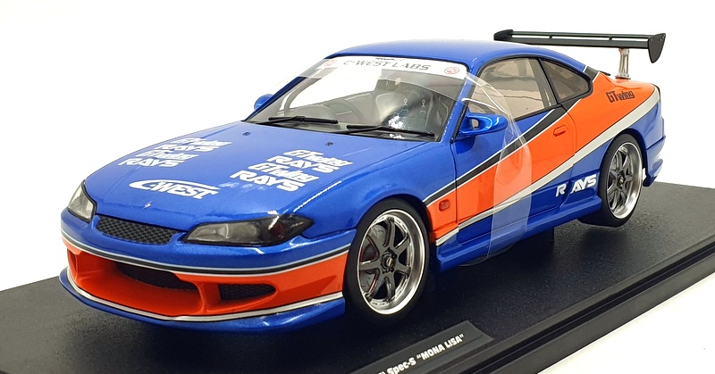 Jada 1/18 Scale Diecast 37772 2002 Sean's Nissan Silvia S15 