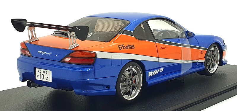 Jada 1/18 Scale Diecast 37772 2002 Sean's Nissan Silvia S15 