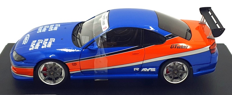 Jada 1/18 Scale Diecast 37772 2002 Sean's Nissan Silvia S15 