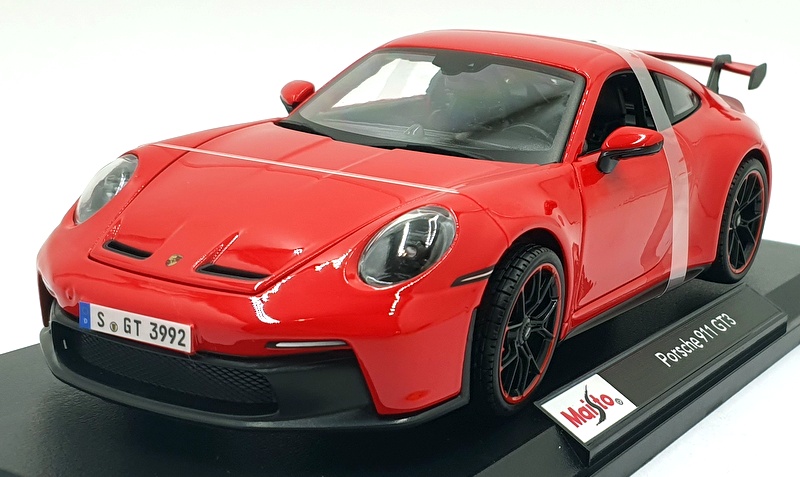 マイスト　Maisto Porsche 911 GT3 1/18 ポルシェ Amazon | Maisto 1/18 ポルシェ 911 GT3 2022 レッド 完成品