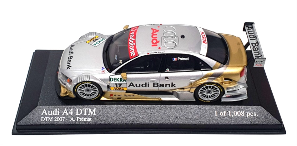 Minichamps 1/43 Scale 400 079617 - Audi A4 DTM Team Phoenix - #17 Premat