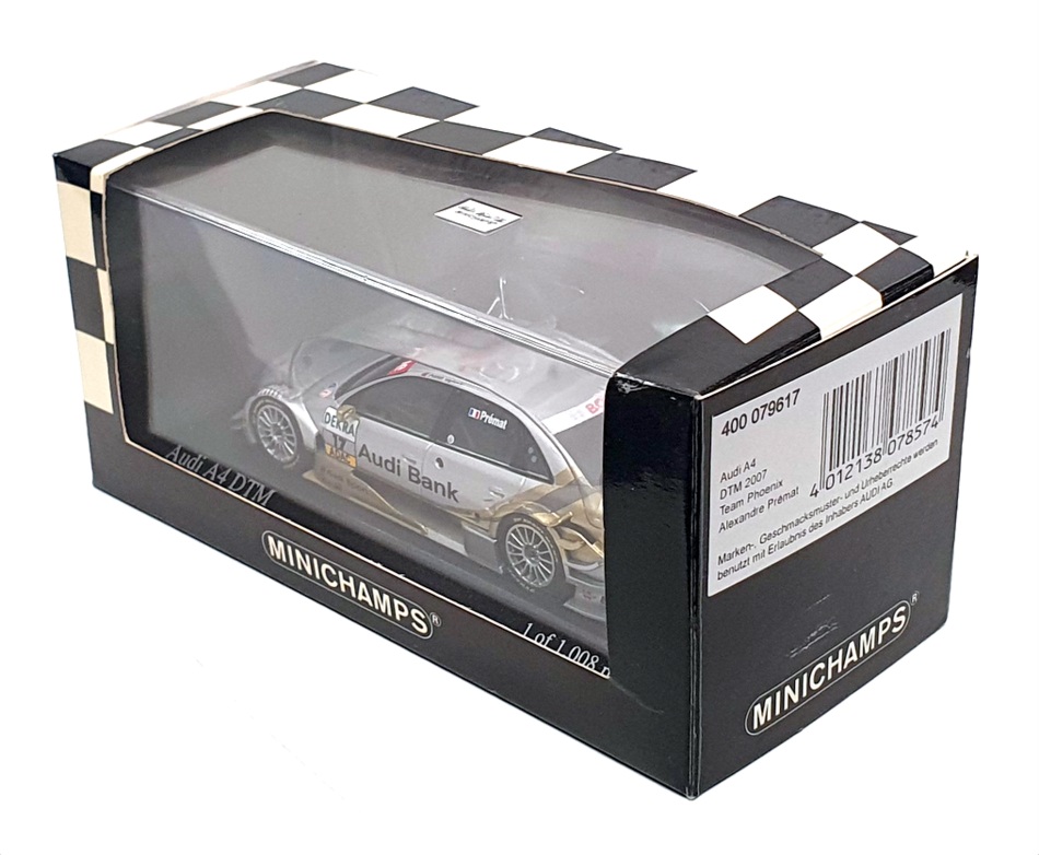 Minichamps 1/43 Scale 400 079617 - Audi A4 DTM Team Phoenix - #17 Premat