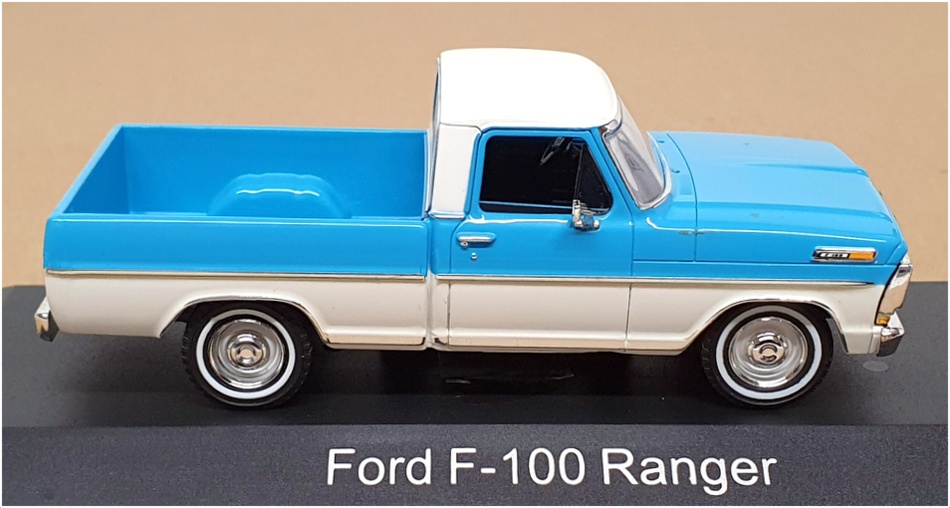 PremiumX 1/43 Scale PR005 - Ford F-100 Ranger Pickup Truck - Blue/White