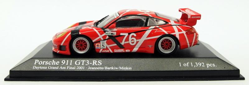 Minichamps 1/43 – Porsche GT3RS GrandAm Final 2001 – Diecast – Modèle De Collection