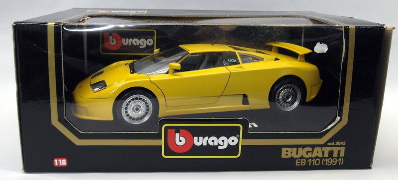 BURAGO 1/18 , Bugatti 11GB 1991 , Collection Véhicules Miniature EUR 15,00 - FR