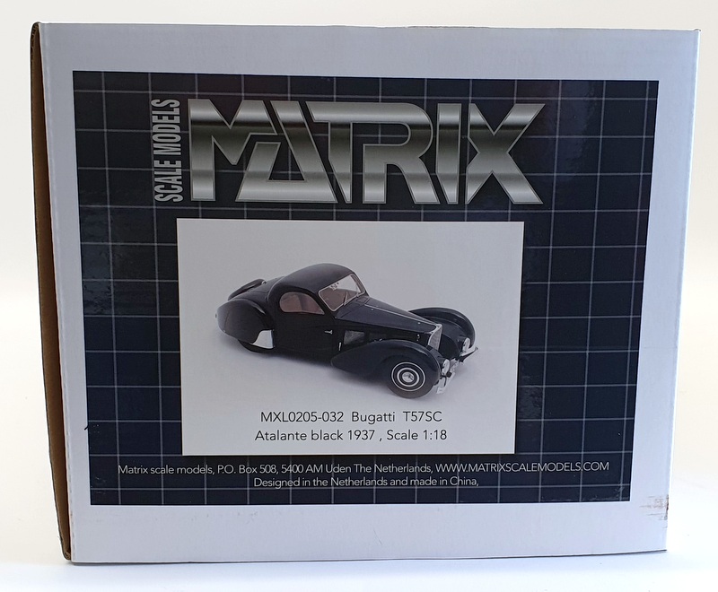 Matrix 1/18 Scale Resin MXL0205-032 - 1973 Bugatti T57SC Atlante Black