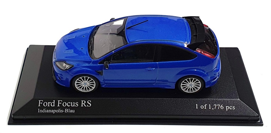 Minichamps 1/43 Scale 400 088101 - 2009 Ford Focus RS - Met Blue