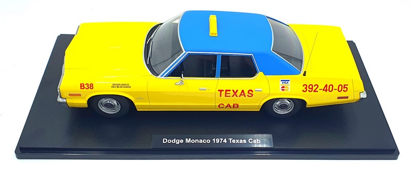 KK Scale 1/18 Scale KKDC181126 - 1974 Dodge Monaco - Texas Cab | eBay